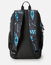 The Rip Curl Posse Mid Backpack in Black & Blue