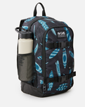 The Rip Curl Posse Mid Backpack in Black & Blue