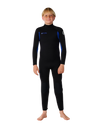 Boys Trad 4/3mm Back Zip Wetsuit in Blue