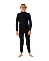 Boys Trad 4/3mm Back Zip Wetsuit in Blue