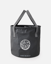 The Rip Curl Surf Series 50L Bucket in Black & Grey