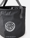 The Rip Curl Surf Series 50L Bucket in Black & Grey