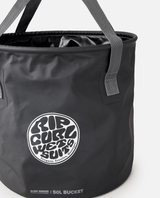 The Rip Curl Surf Series 50L Bucket in Black & Grey