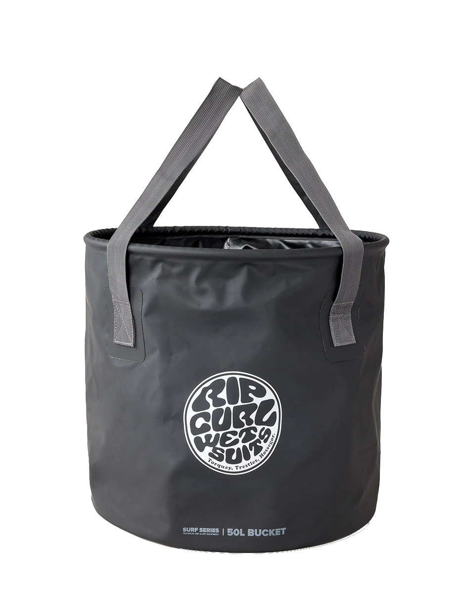 Surf 50L Bucket in Black & Grey