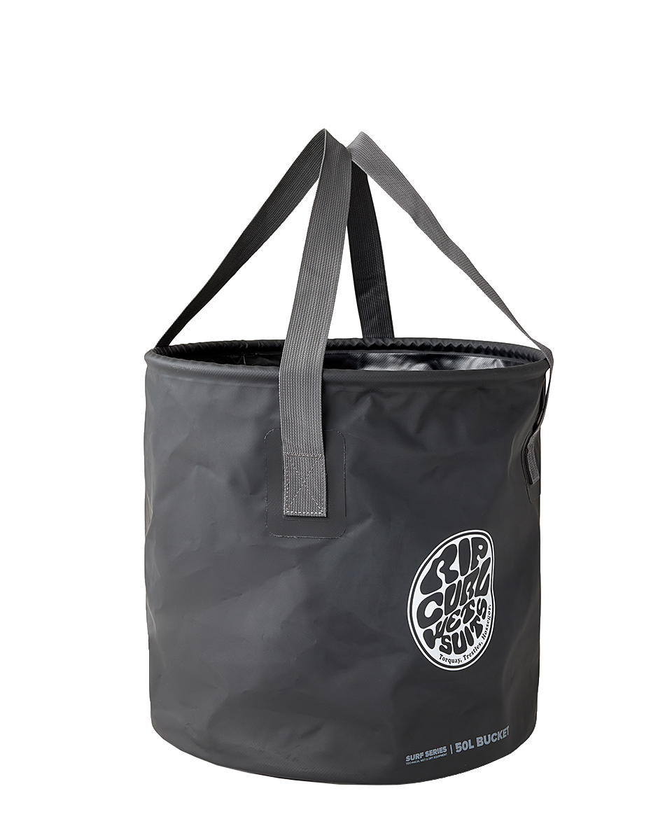 Surf 50L Bucket in Black & Grey