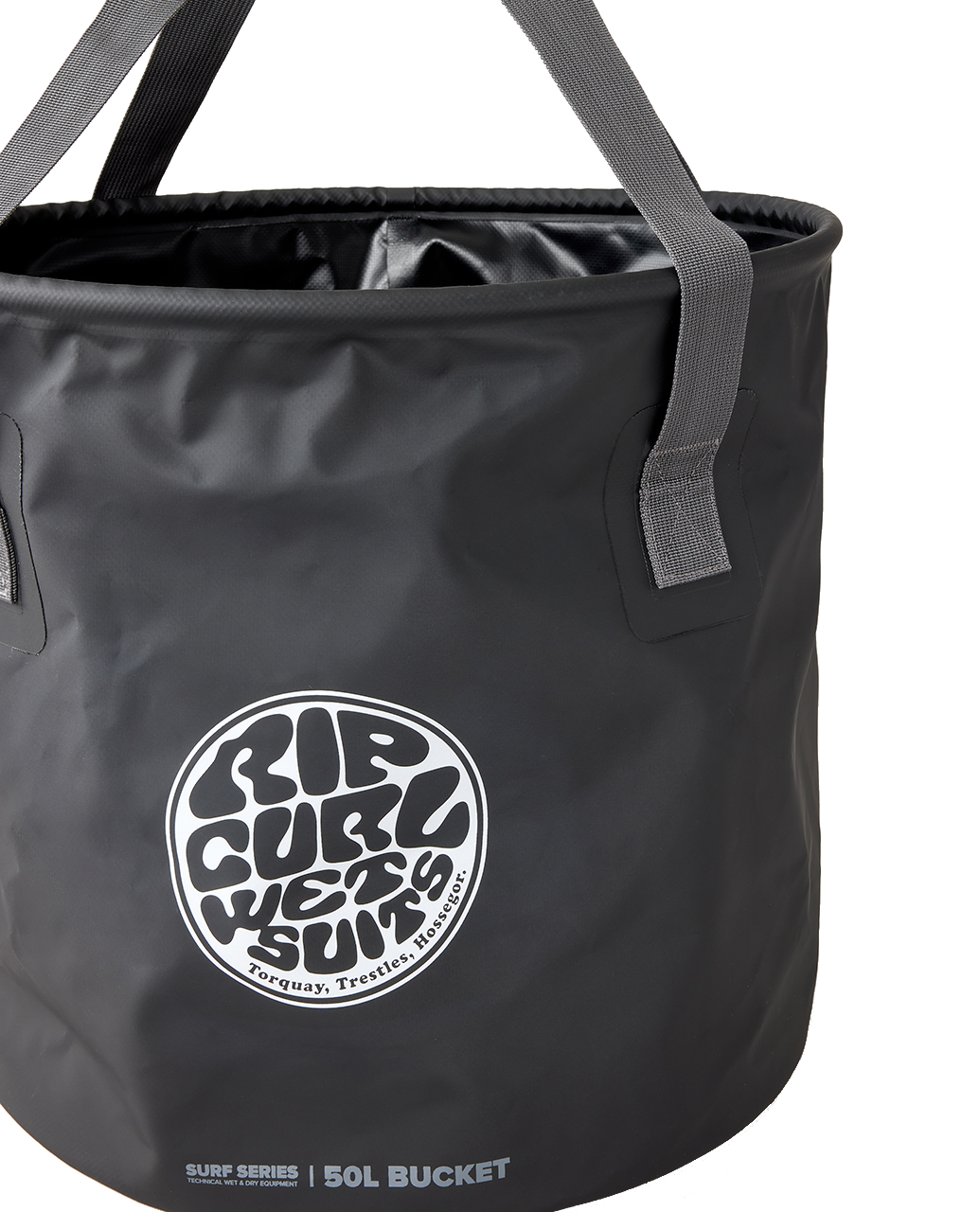 Surf 50L Bucket in Black & Grey