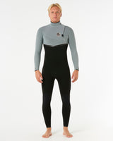 E-Bomb 4/3mm Zip Free Wetsuit in Iced Grey
