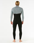 E-Bomb 4/3mm Zip Free Wetsuit in Iced Grey