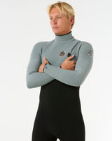 E-Bomb 4/3mm Zip Free Wetsuit in Iced Grey
