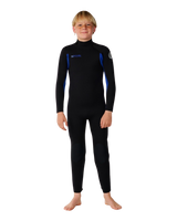 The Rip Curl Boys Trad 5/4mm Back Zip Wetsuit in Blue
