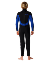 The Rip Curl Boys Trad 5/4mm Back Zip Wetsuit in Blue
