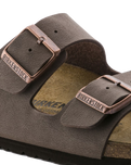 The Birkenstock Womens Arizona Birko-Flor Sandals in Mocha