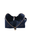 Mystical Whale Open Flat Makeup Bag in Navy