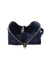 Mystical Whale Open Flat Makeup Bag in Navy