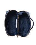 Mystical Whale Open Flat Makeup Bag in Navy