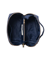 Mystical Whale Open Flat Makeup Bag in Navy