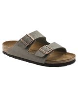 The Birkenstock Womens Womens Arizona Sandals in Stone