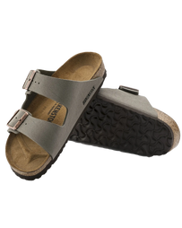 The Birkenstock Womens Womens Arizona Sandals in Stone