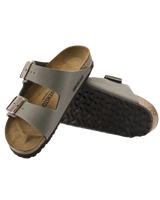 The Birkenstock Womens Womens Arizona Sandals in Stone