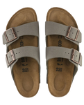 The Birkenstock Womens Womens Arizona Sandals in Stone
