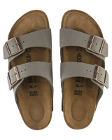 The Birkenstock Womens Womens Arizona Sandals in Stone