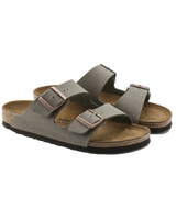 The Birkenstock Womens Womens Arizona Sandals in Stone