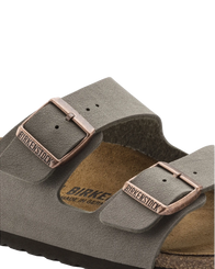 The Birkenstock Womens Womens Arizona Sandals in Stone