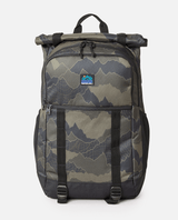 The Rip Curl Dawn Patrol 30L Search Backpack in Black & Olive
