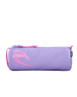 The Rip Curl Brand Pencil Case in Purple