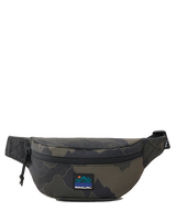 The Rip Curl Search Camo Bumbag in Black & Olive