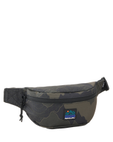 The Rip Curl Search Camo Bumbag in Black & Olive