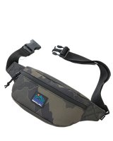 The Rip Curl Search Camo Bumbag in Black & Olive