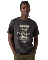 The Levi's® Mens Relaxed Fit Graphic T-Shirt in Music City 2 Phantom