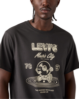 The Levi's® Mens Relaxed Fit Graphic T-Shirt in Music City 2 Phantom