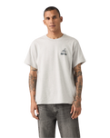 The Levi's® Mens Relaxed Fit Graphic T-Shirt in Beat Cafe Light Heather Grey