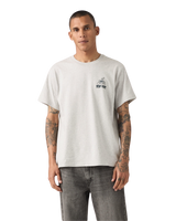 The Levi's® Mens Relaxed Fit Graphic T-Shirt in Beat Cafe Light Heather Grey