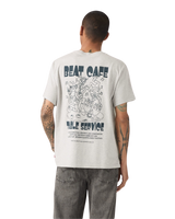 The Levi's® Mens Relaxed Fit Graphic T-Shirt in Beat Cafe Light Heather Grey
