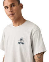 The Levi's® Mens Relaxed Fit Graphic T-Shirt in Beat Cafe Light Heather Grey
