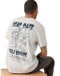 The Levi's® Mens Relaxed Fit Graphic T-Shirt in Beat Cafe Light Heather Grey