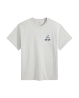 The Levi's® Mens Relaxed Fit Graphic T-Shirt in Beat Cafe Light Heather Grey