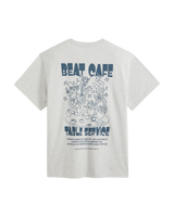 The Levi's® Mens Relaxed Fit Graphic T-Shirt in Beat Cafe Light Heather Grey