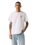 The Levi's® Mens Relaxed Fit Graphic T-Shirt in Roll Models White Plus