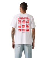 The Levi's® Mens Relaxed Fit Graphic T-Shirt in Roll Models White Plus
