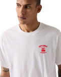 The Levi's® Mens Relaxed Fit Graphic T-Shirt in Roll Models White Plus