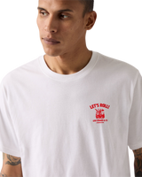 The Levi's® Mens Relaxed Fit Graphic T-Shirt in Roll Models White Plus