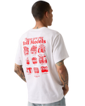 The Levi's® Mens Relaxed Fit Graphic T-Shirt in Roll Models White Plus