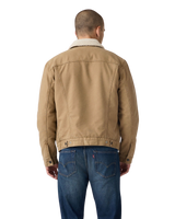 The Levi's® Mens Type III Sherpa Jacket in Ermine