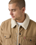 The Levi's® Mens Type III Sherpa Jacket in Ermine