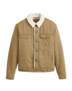 The Levi's® Mens Type III Sherpa Jacket in Ermine