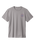 The Brixton Mens Oath V Standard T-Shirt in Heather Grey, Off White & Dark Brown